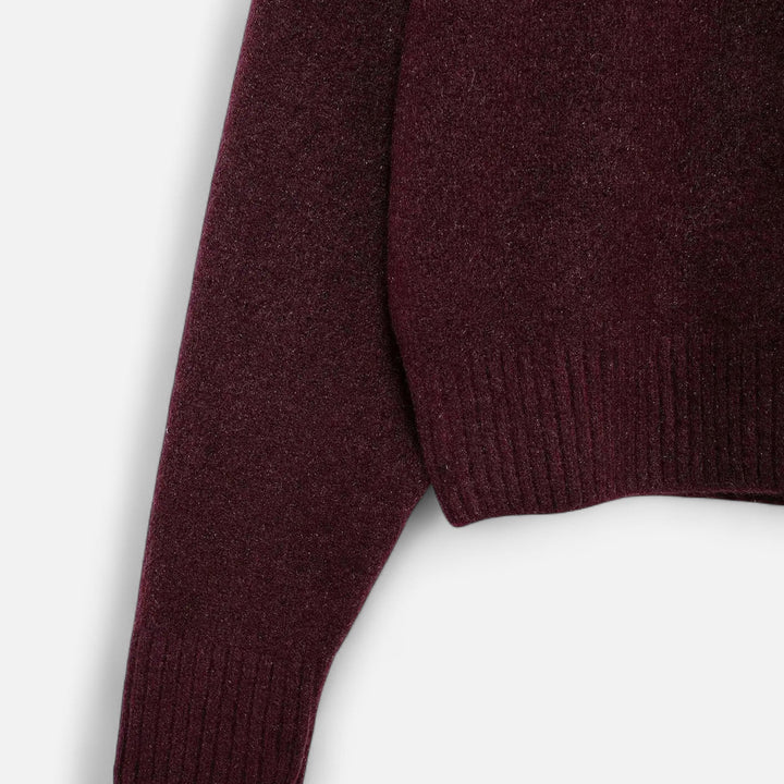Elegant Turtleneck Sweater Women Vintage Winter