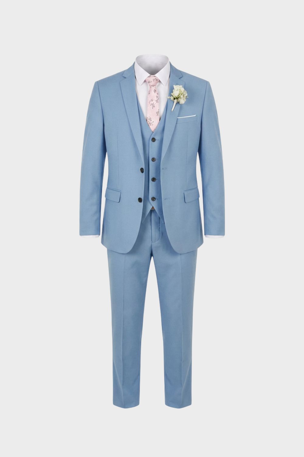 Elegant 3-Piece Men's Suit Set with Vest