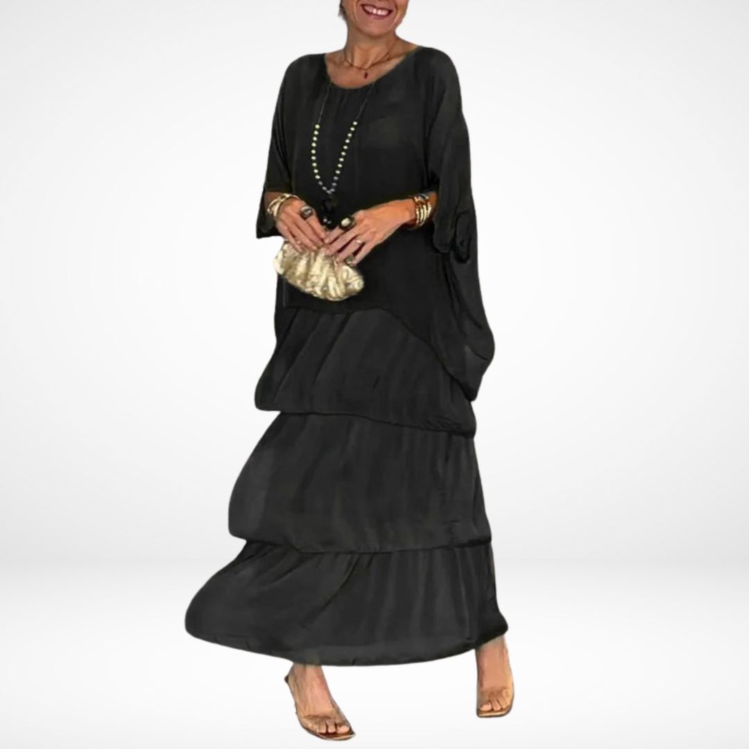 Artistic Loose Women's Maxi Dress