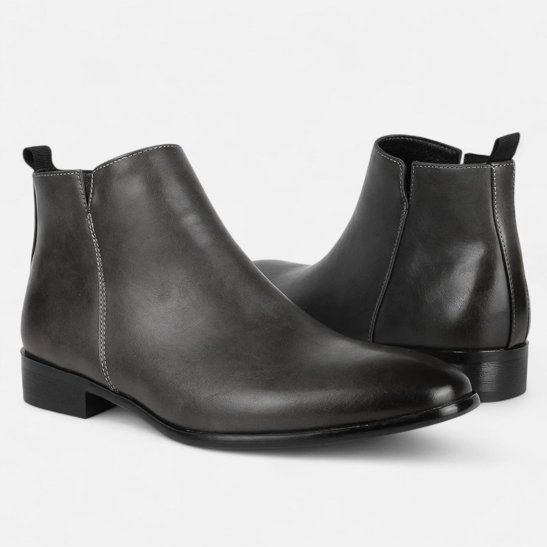 Elegant Square Toe Chelsea Boots for Men