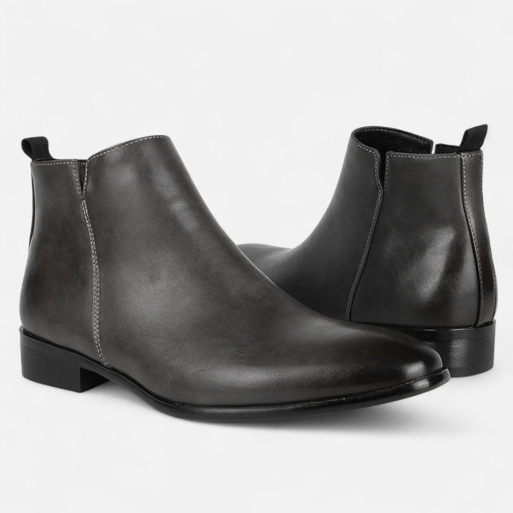 Elegant Square Toe Chelsea Boots for Men