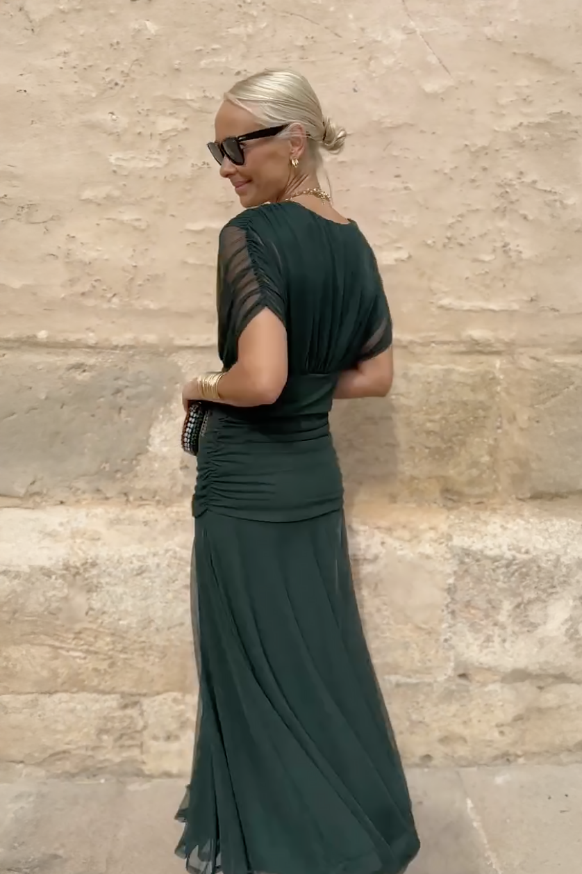 Elegant Women Maxi Wedding Guest Dress
