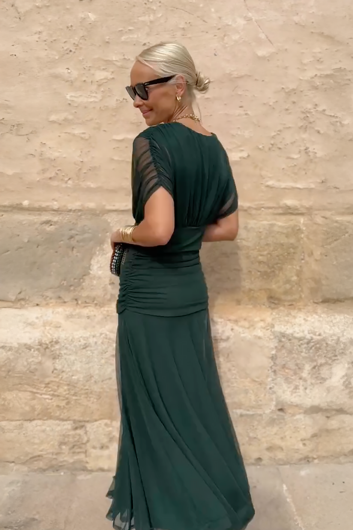 Elegant Women Maxi Wedding Guest Dress