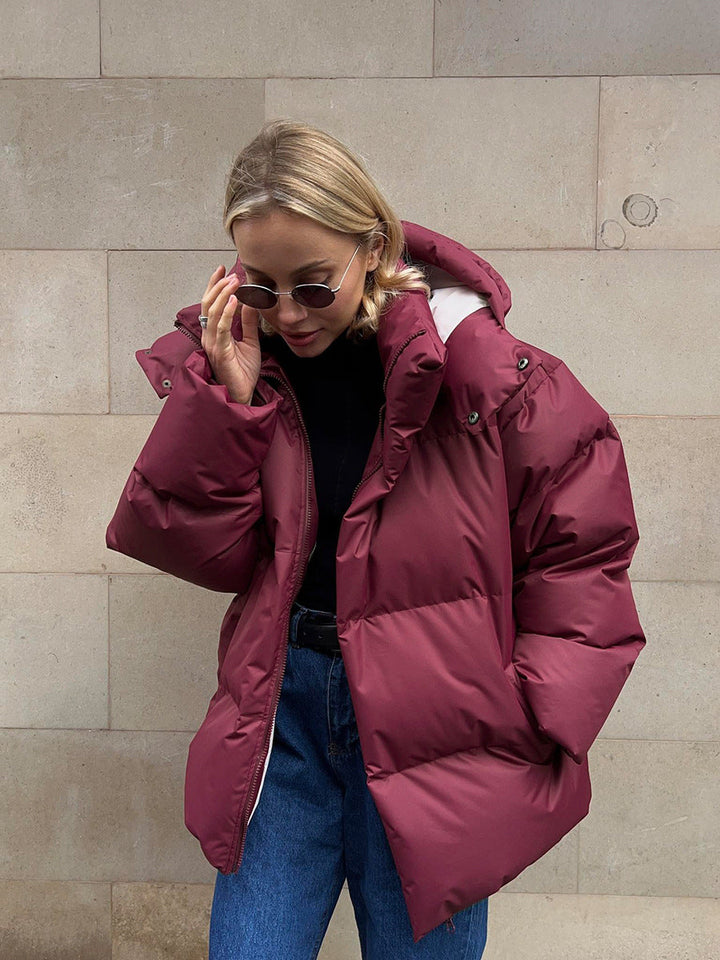 Warm Women's Puffer Jacket - Stylish Winter Jacket with Thermal Lining
