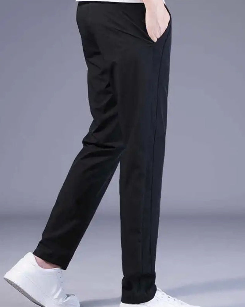 Men's Casual Pants - Quick-Dry Stretch Fabric for Sports and Everyday Wear