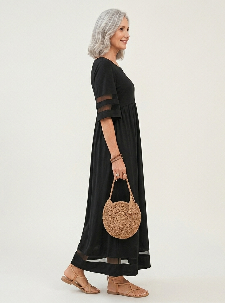 Flattering Tummy-Smoothing Women's Midi Dress