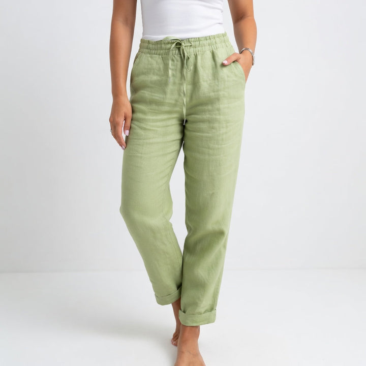 Comfortable Cotton Women Relaxed Trousers