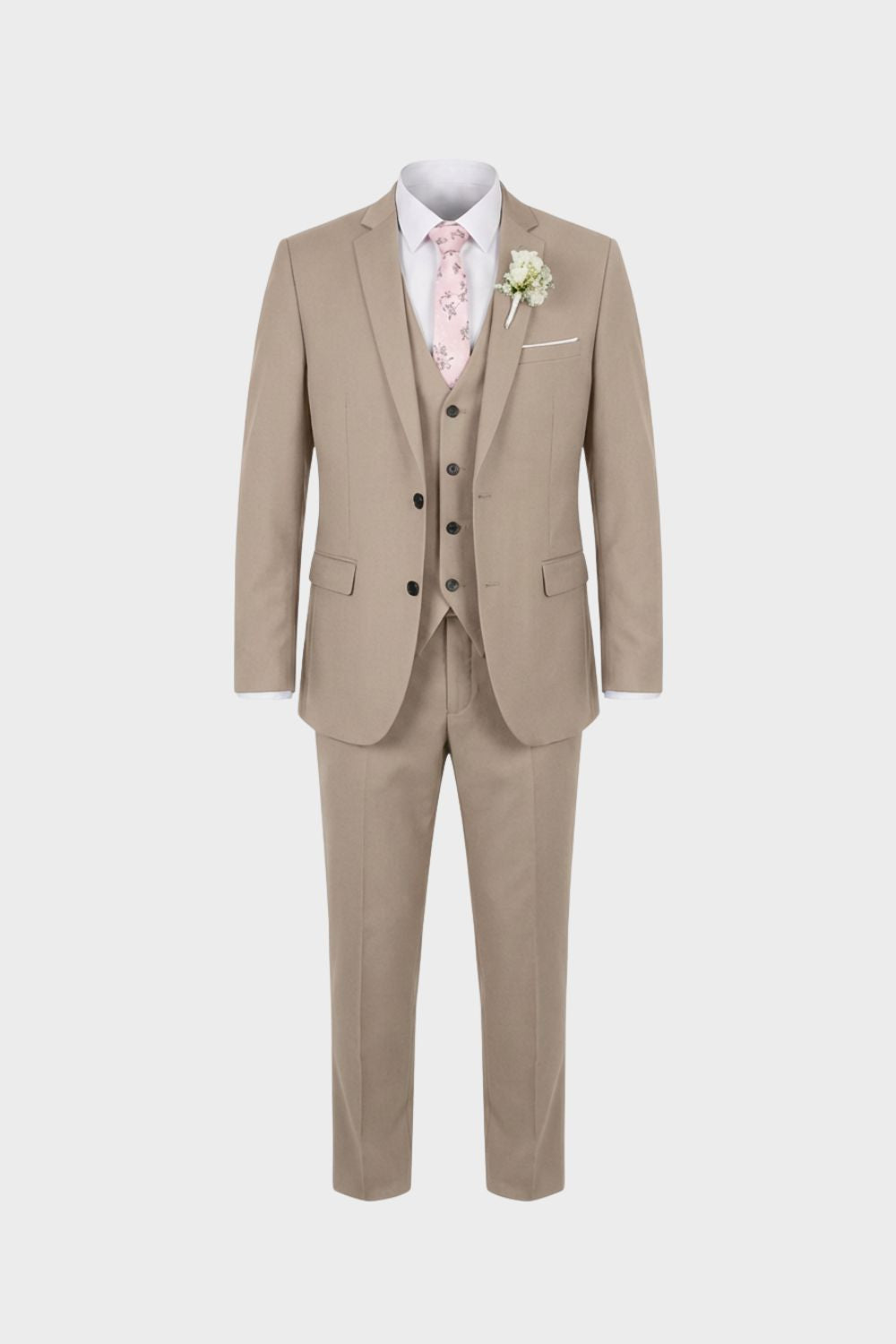 Elegant 3-Piece Men's Suit Set with Vest