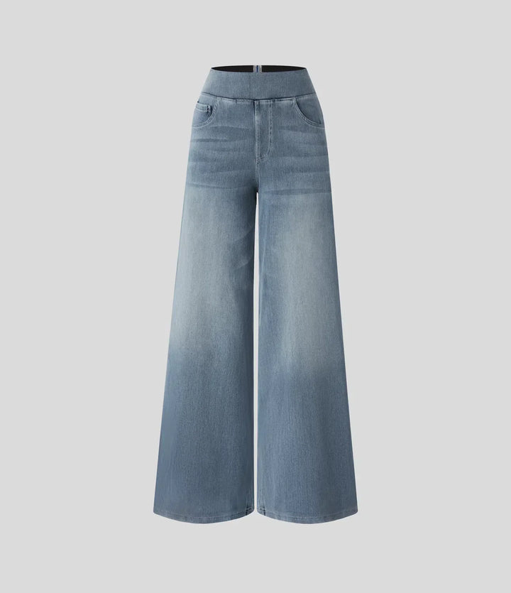 Women's High-Waist Elastic Stretch Jeans