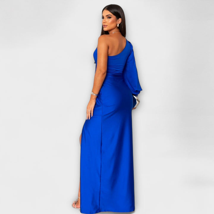 Elegant Women's Dress with Round Neckline - Timeless and Versatile