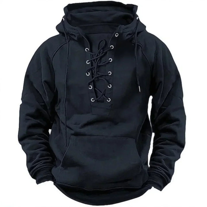 Men's Premium Fleece-Lined Hoodie - Rugged Outdoor Pullover
