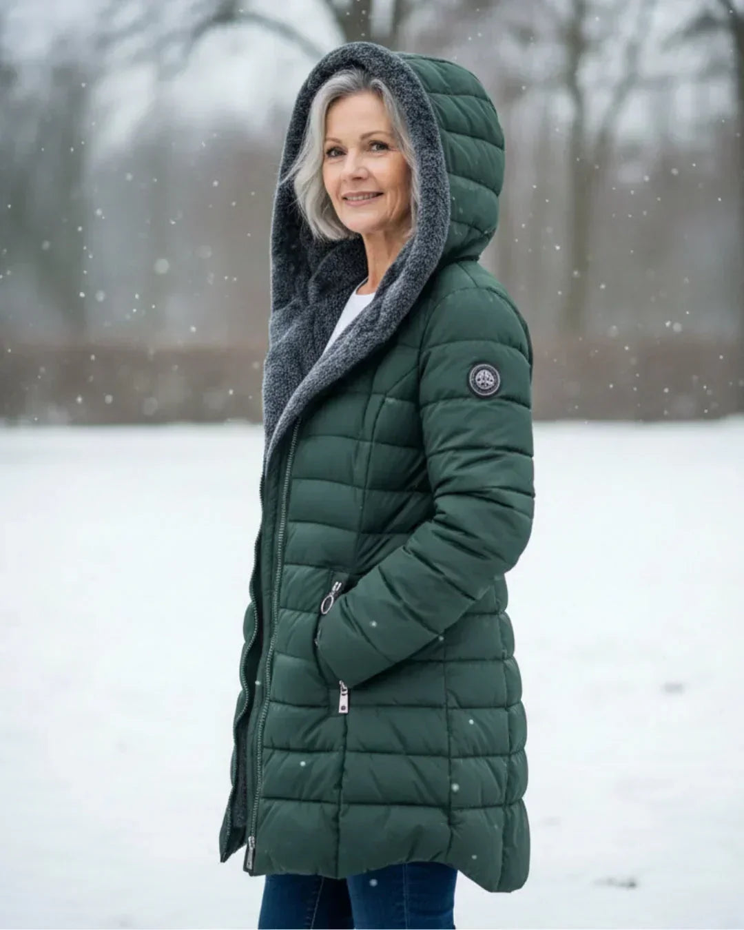 Warm Elegant Women's Padded Winter Jacket