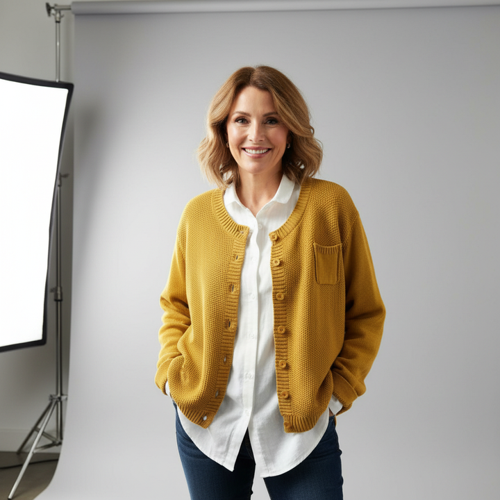 Cozy Elegant Women's Knit Cardigan