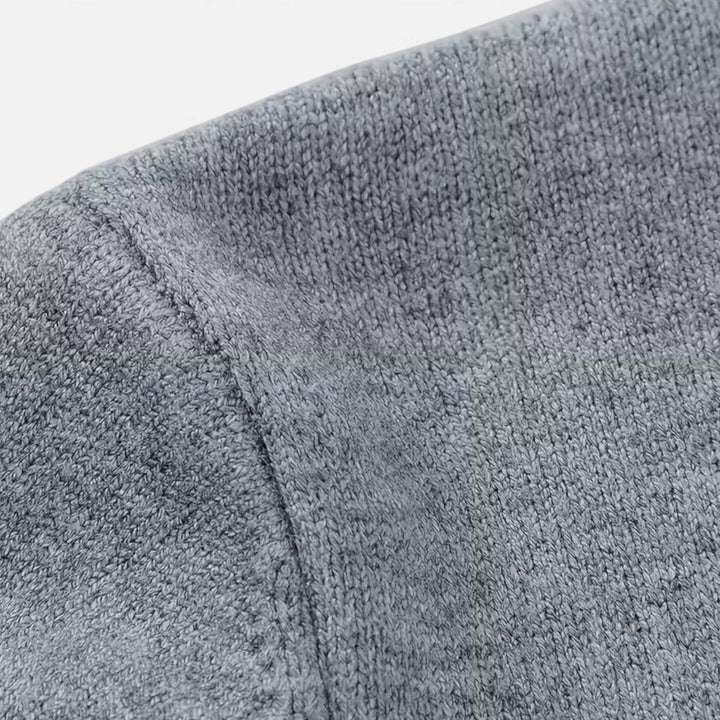 Elegant Men's V-Neck Knit Sweater