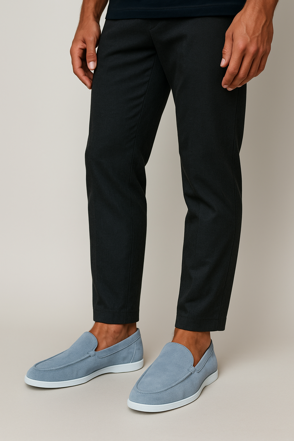 Elegant Men's Suede Oxford Shoes