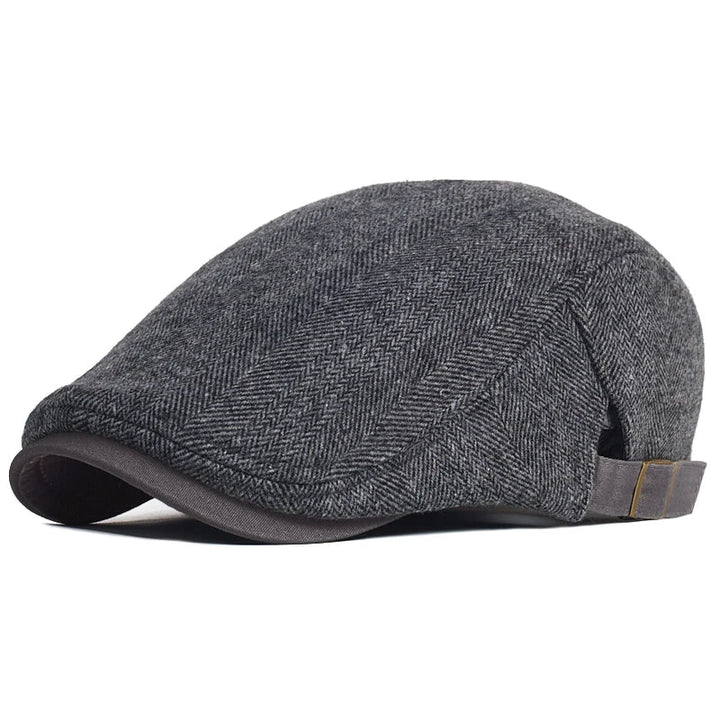 Classic Men's Beret - Adjustable and Timeless Elegant