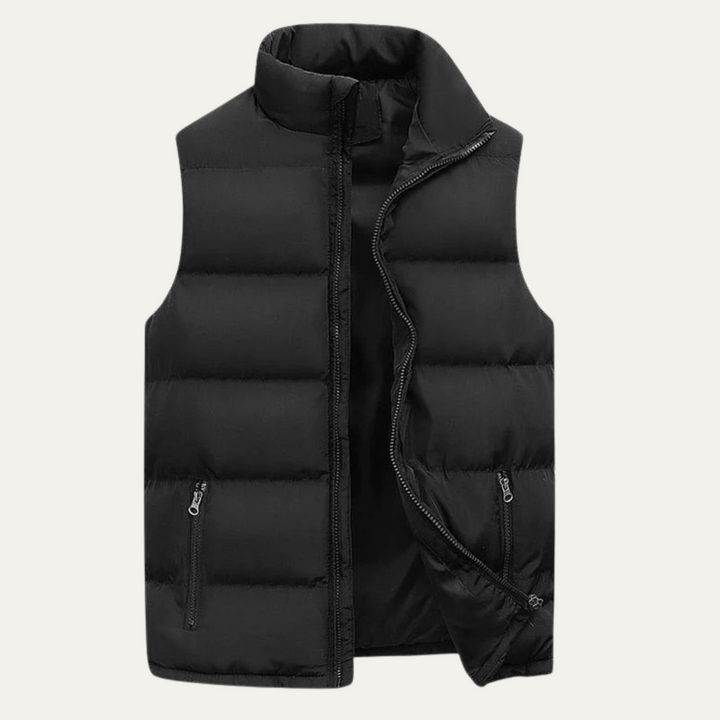 Warm Lightweight Men's Padded Puffer Vest