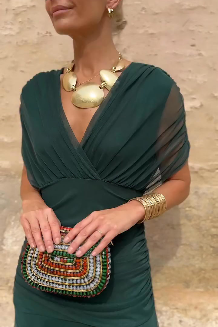 Elegant Women Maxi Wedding Guest Dress