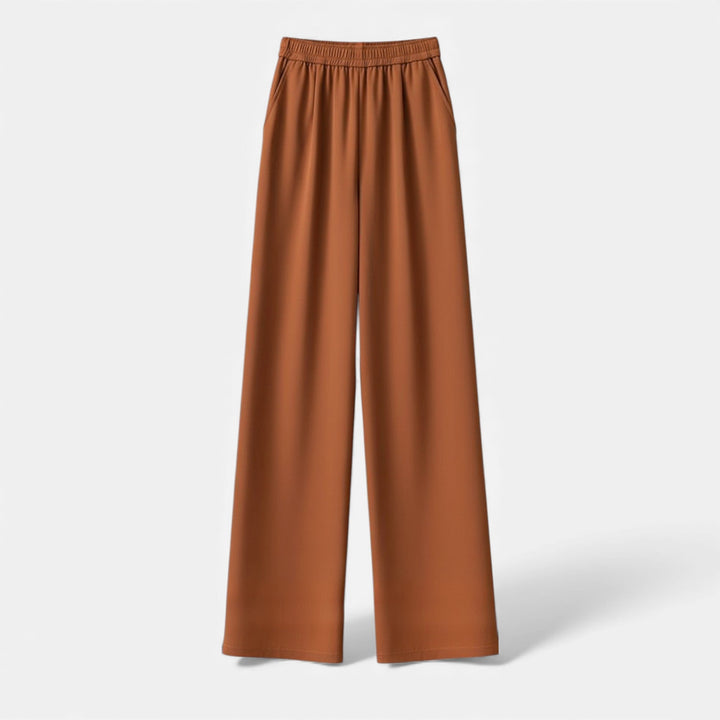 Elegant Wide-Leg High-Waist Women's Pants