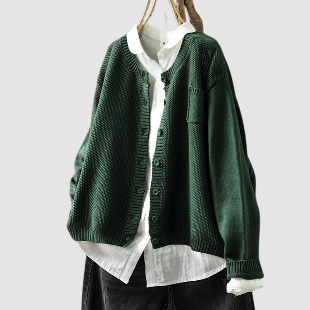 Cozy Elegant Women's Knit Cardigan