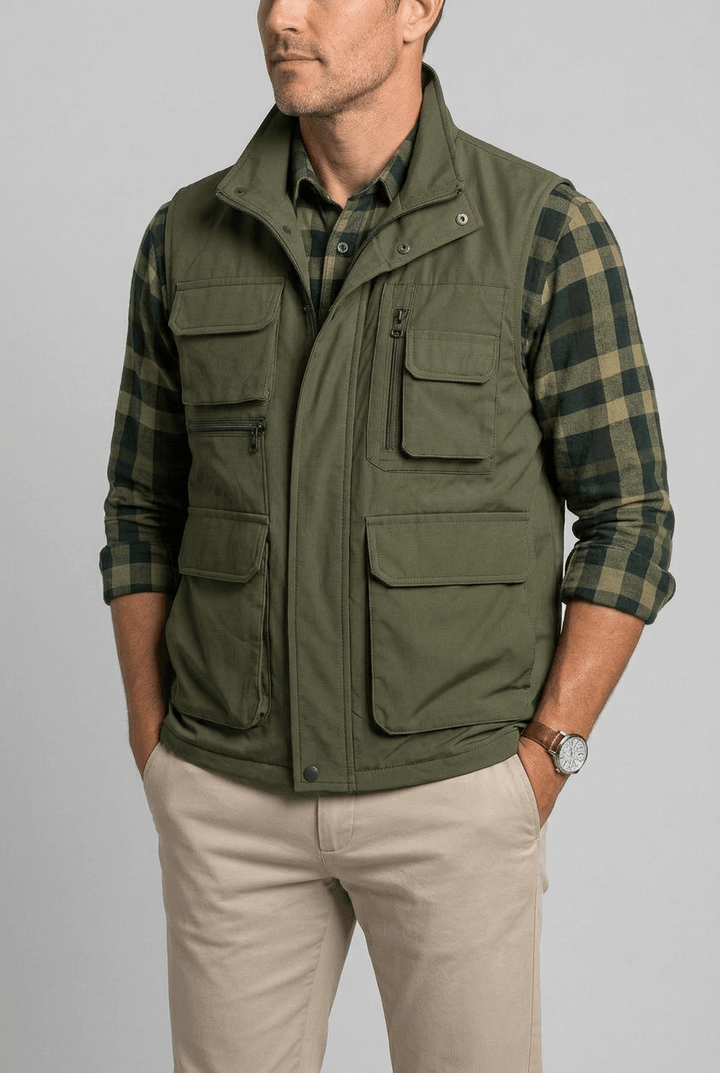 Versatile Practical Men's Utility Gilet