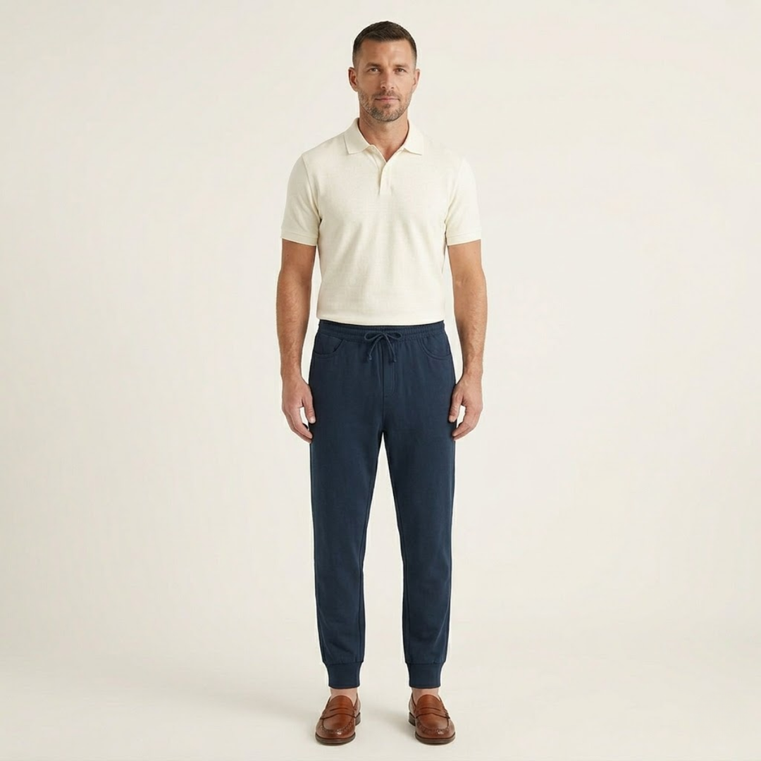Lightweight Breathable Men's Cotton Jogger Pants