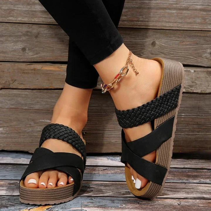 Comfortable Ergonomic Women Platform Slide Sandals