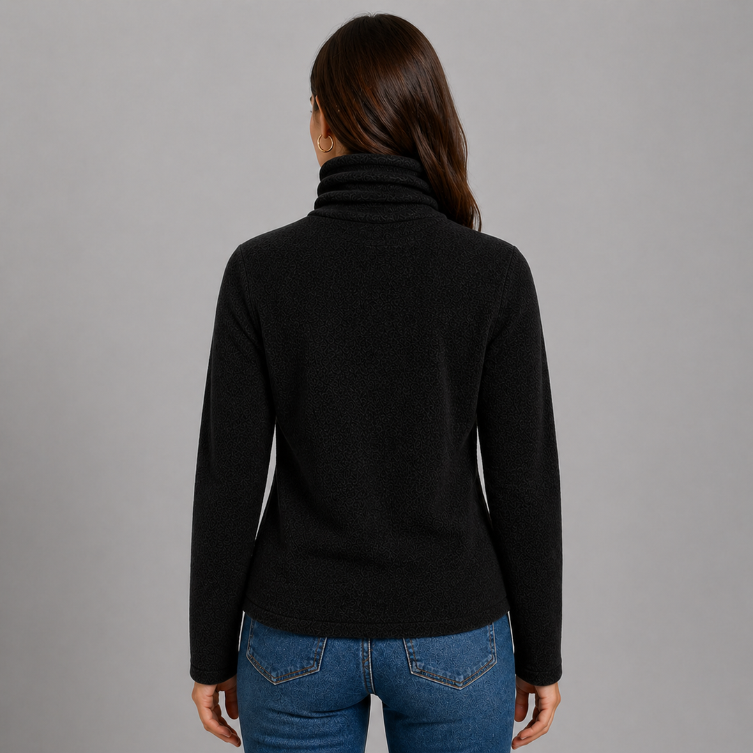 Soft Elegant Women's Cashmere Blend Turtleneck Sweater