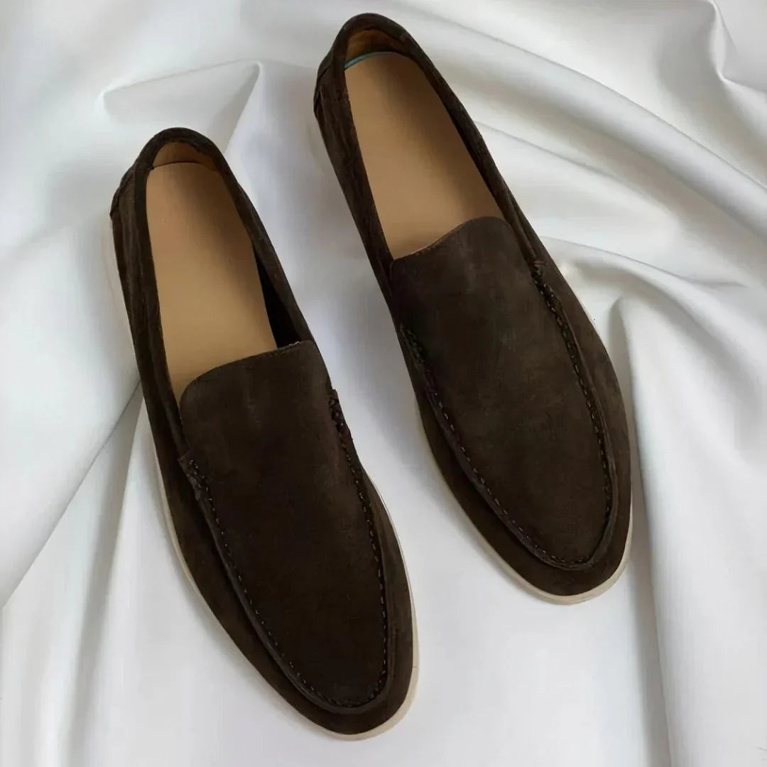 Elegant Men's Suede Oxford Shoes