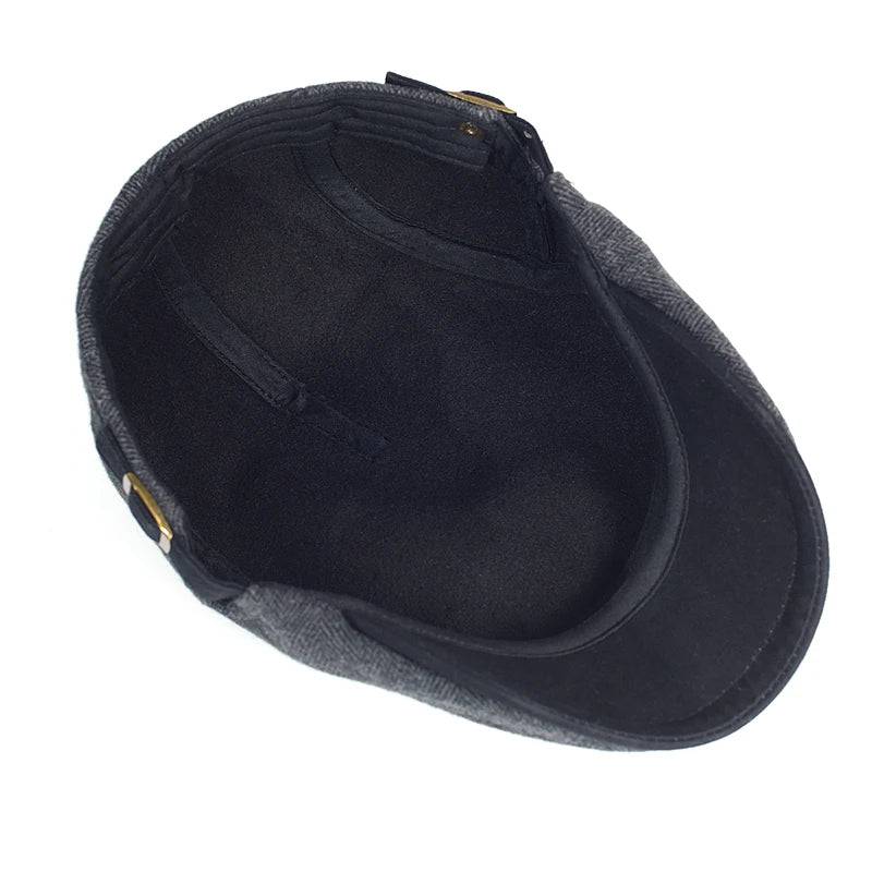 Classic Men's Beret - Adjustable and Timeless Elegant