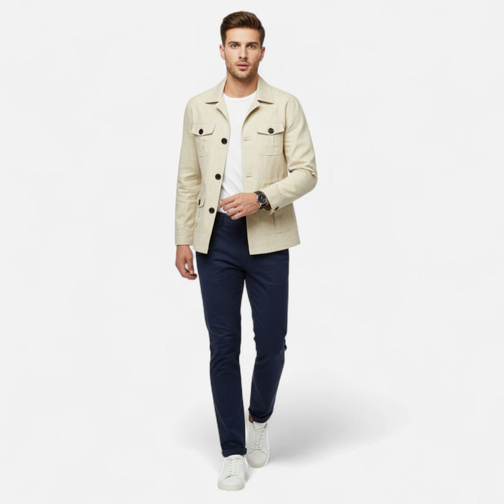 Functional Fall-Winter Men's Cargo Jacket
