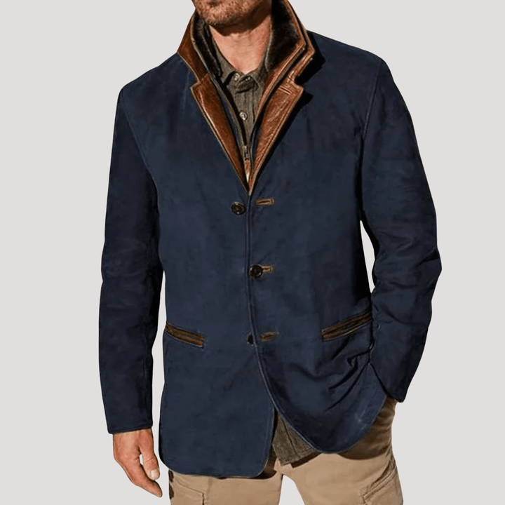 Vintage Casual Jacket for Men - Timeless Style with Modern Details