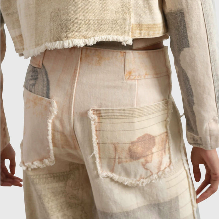 High-Waist Wide Leg Women's Jeans