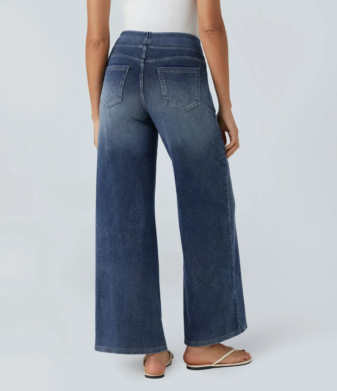 Women's High-Waist Elastic Stretch Jeans