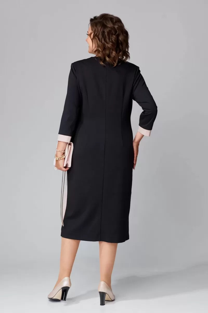 Elegant V-Neck Women's Dress