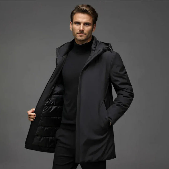 Premium Men's Winter Coat - Slim Fit Design for Business and Casual Wear