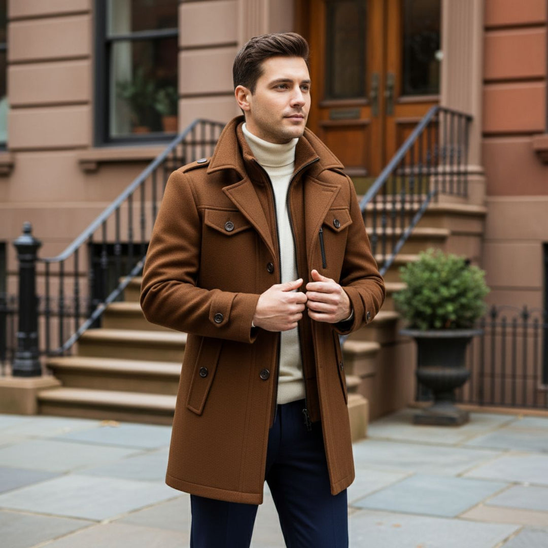Elegant Warm Men's Winter Coat