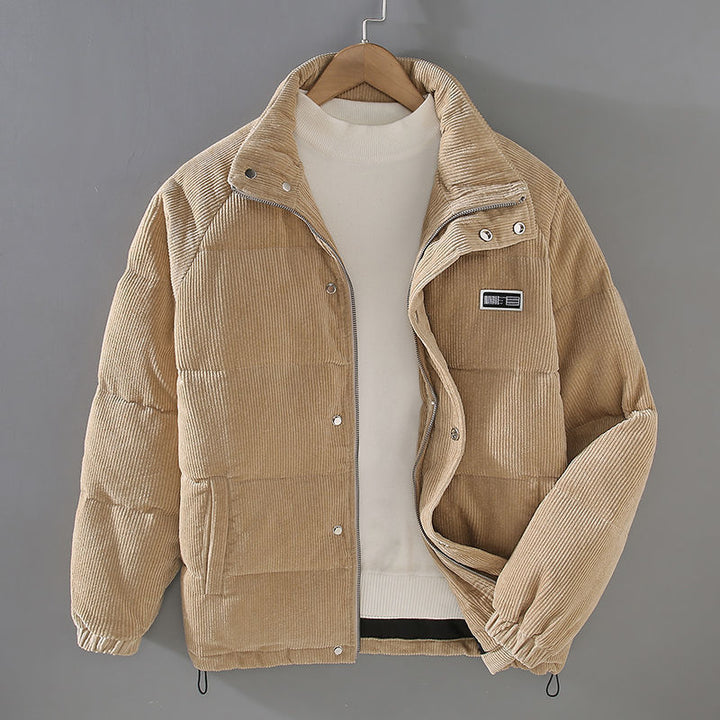 Thermal-Insulated Corduroy Jacket for Men with Comfort Fit
