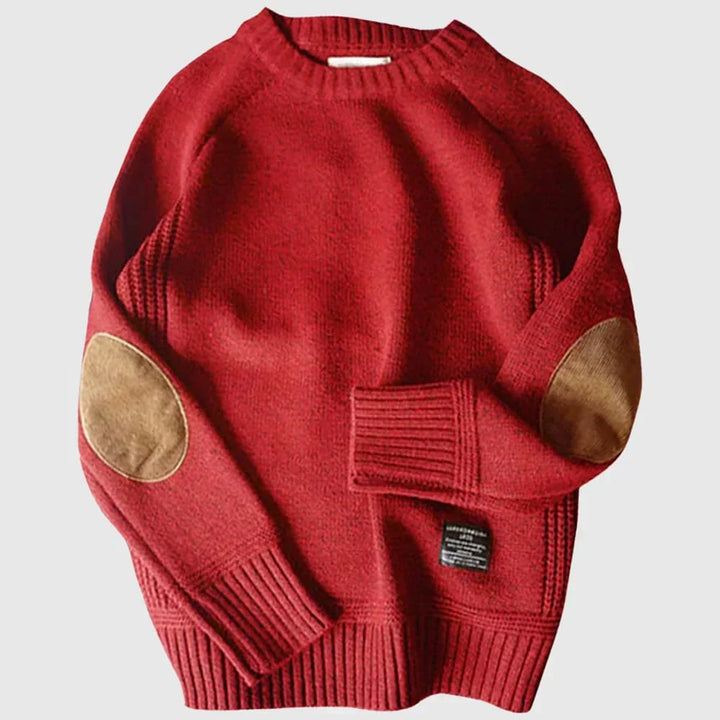 Classic Men's Alpine Sweater - Warm Knit Pullover for Winter