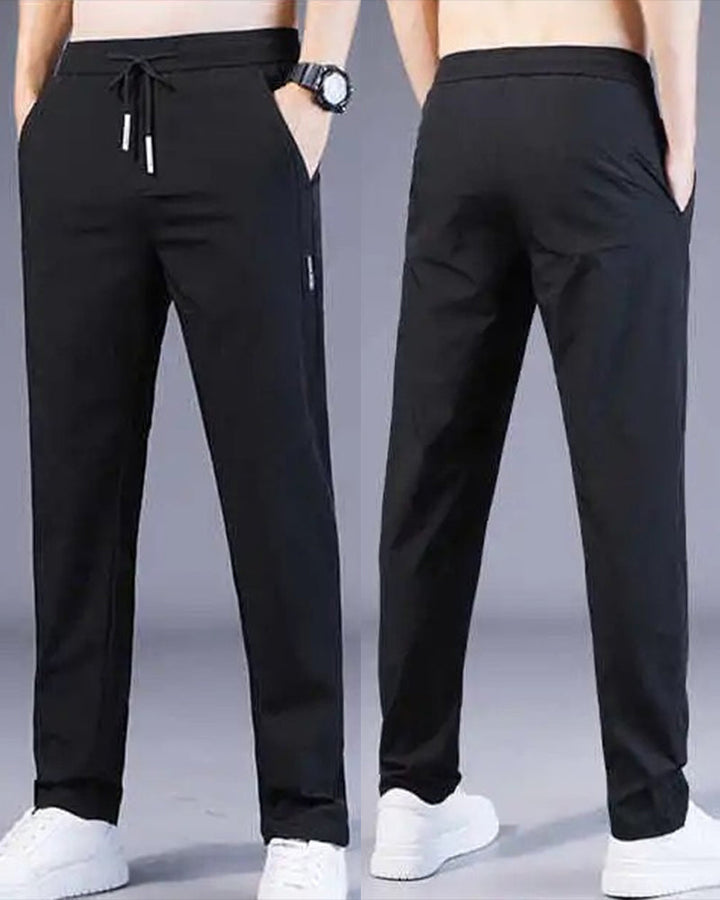 Men's Casual Pants - Quick-Dry Stretch Fabric for Sports and Everyday Wear