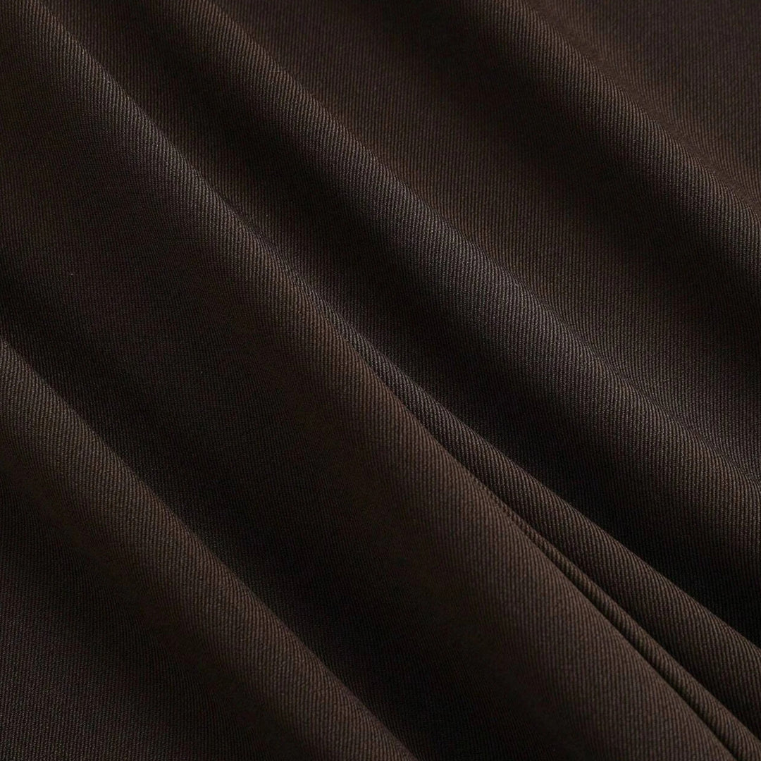 Elegant Jacquard Pleated Women's Wide-Leg Pants