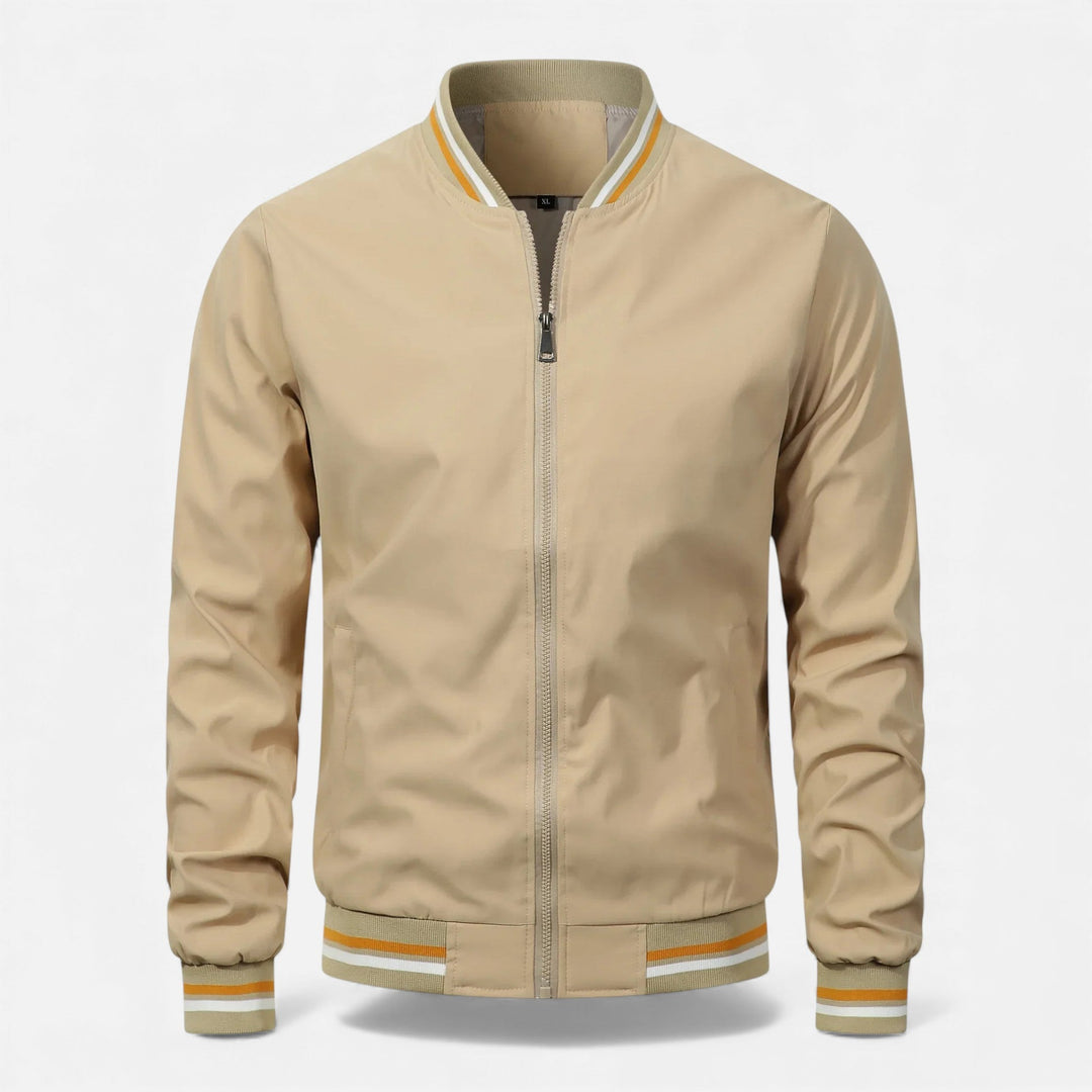 Warm Thick Men's Bomber Jacket for Fall and Winter