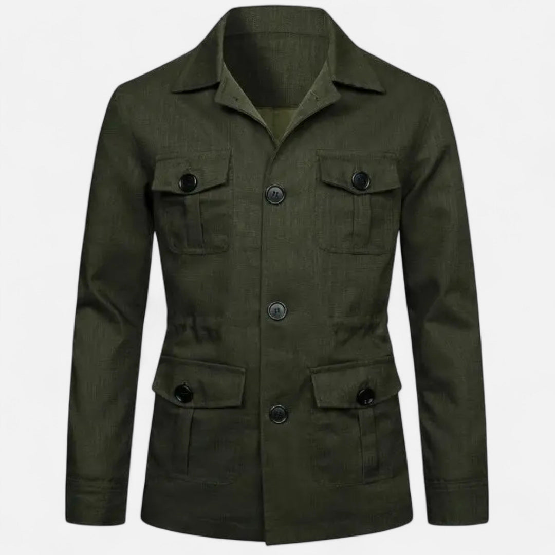 Functional Fall-Winter Men's Cargo Jacket