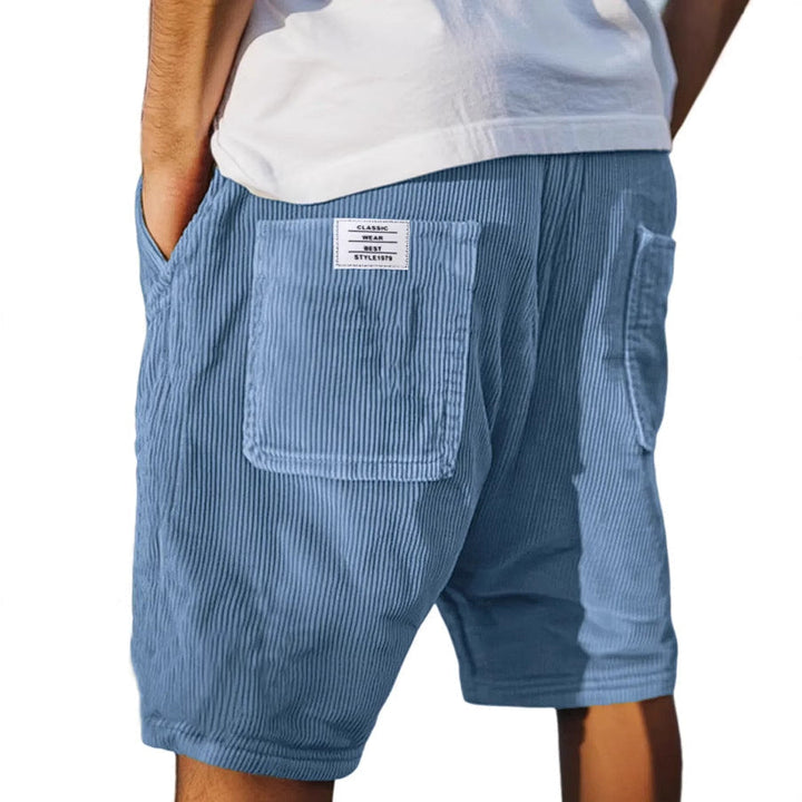 Elegant Men's Velvet Shorts