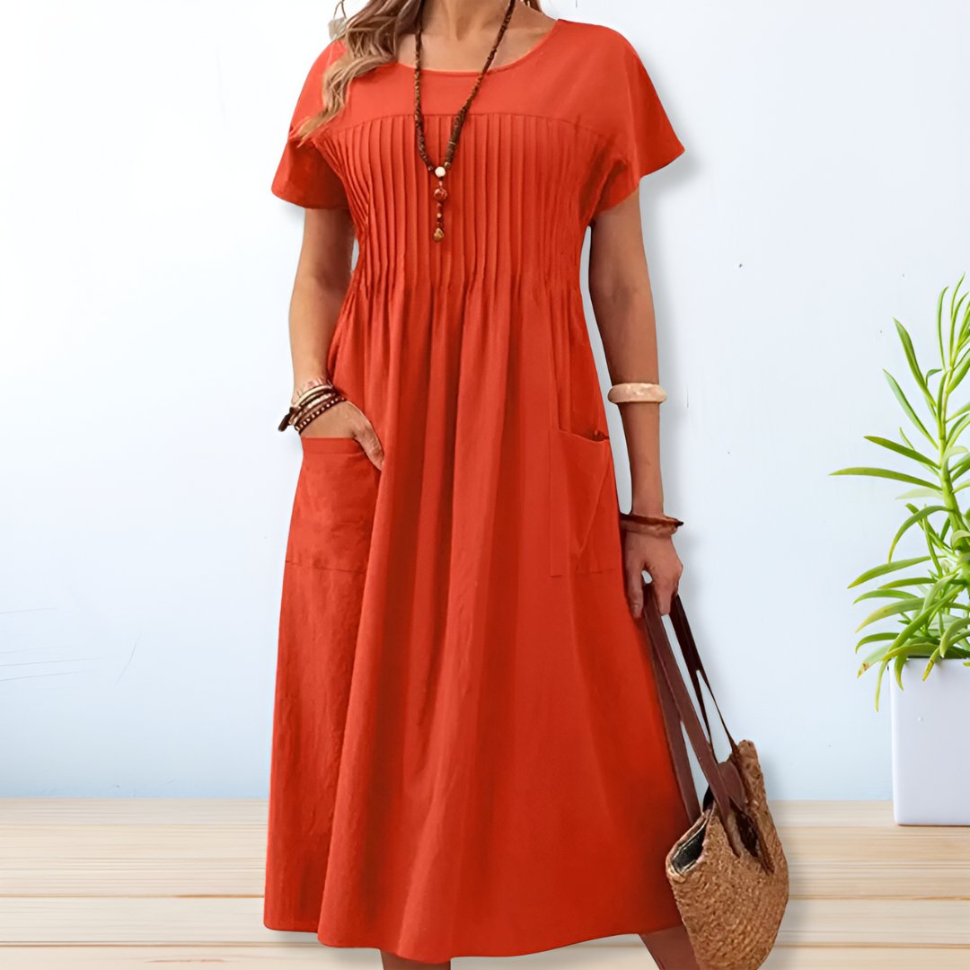 Comfortable Relaxed-Fit Women's Day Dress