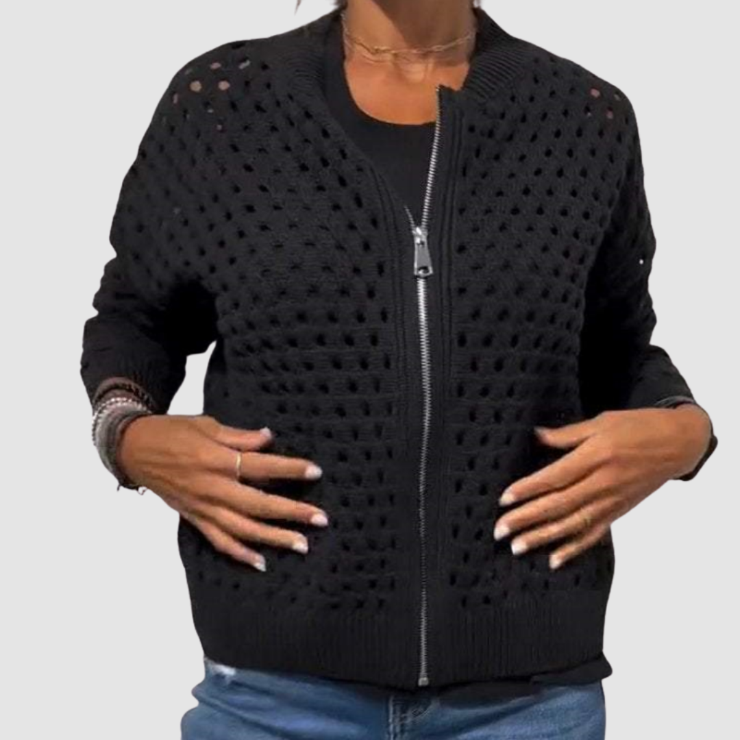 Elegant Lightweight Women's Knitted Cardigan