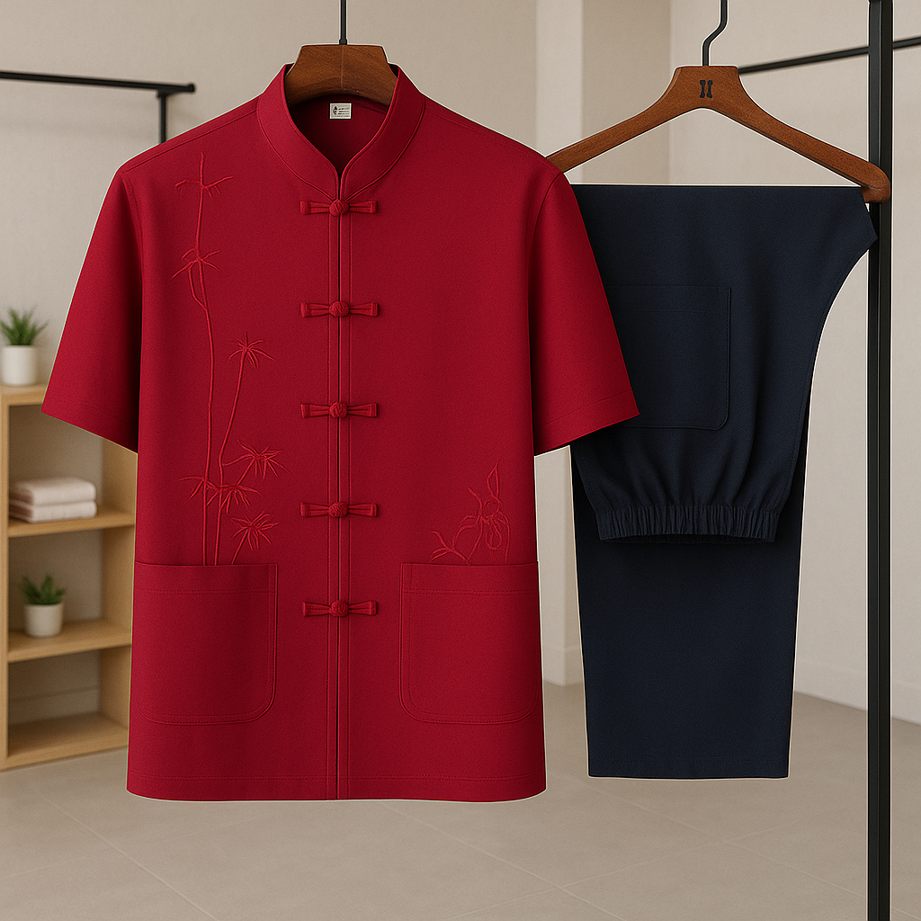 Elegant Men's Silk Set