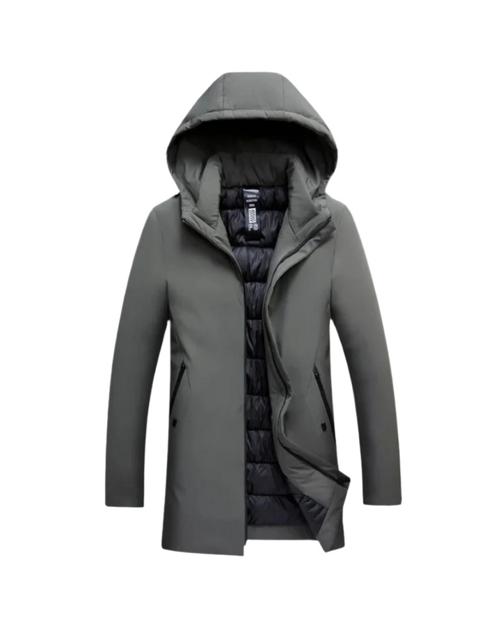 Premium Men's Winter Coat - Slim Fit Design for Business and Casual Wear