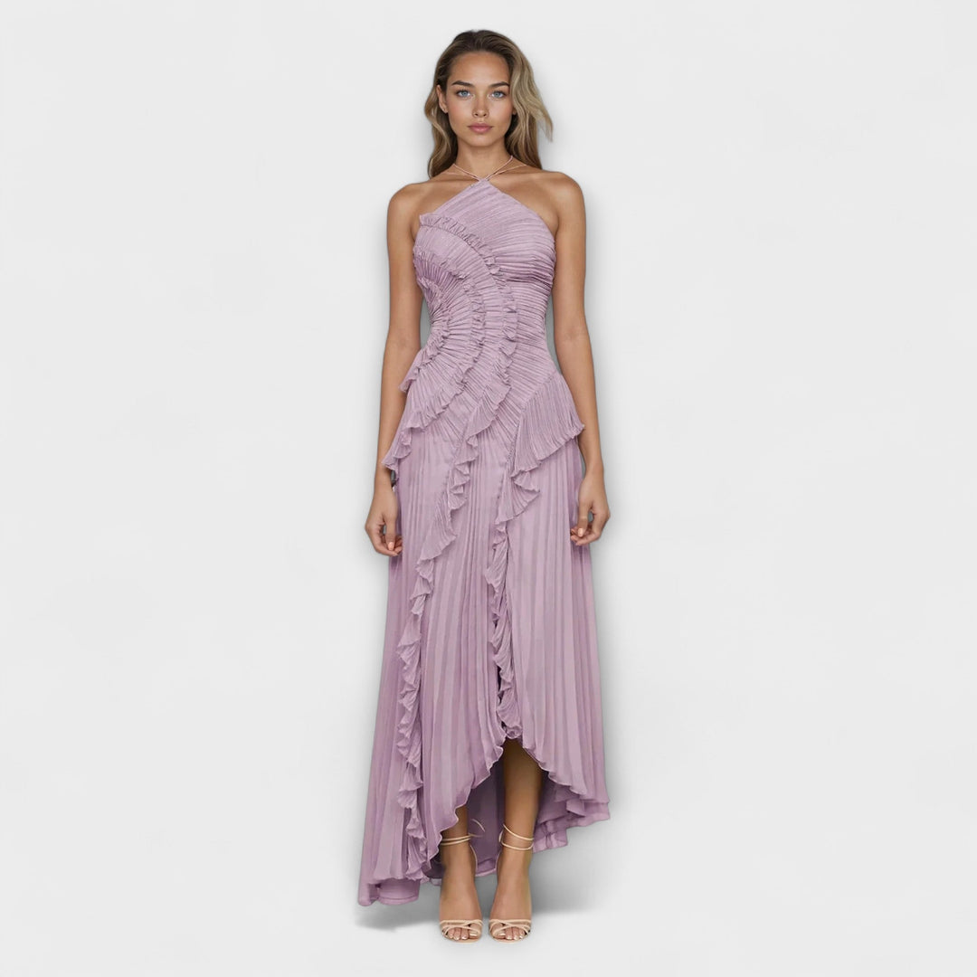 Elegant Sleeveless Women's Maxi Dress - Flowy Fit for Special Occasions