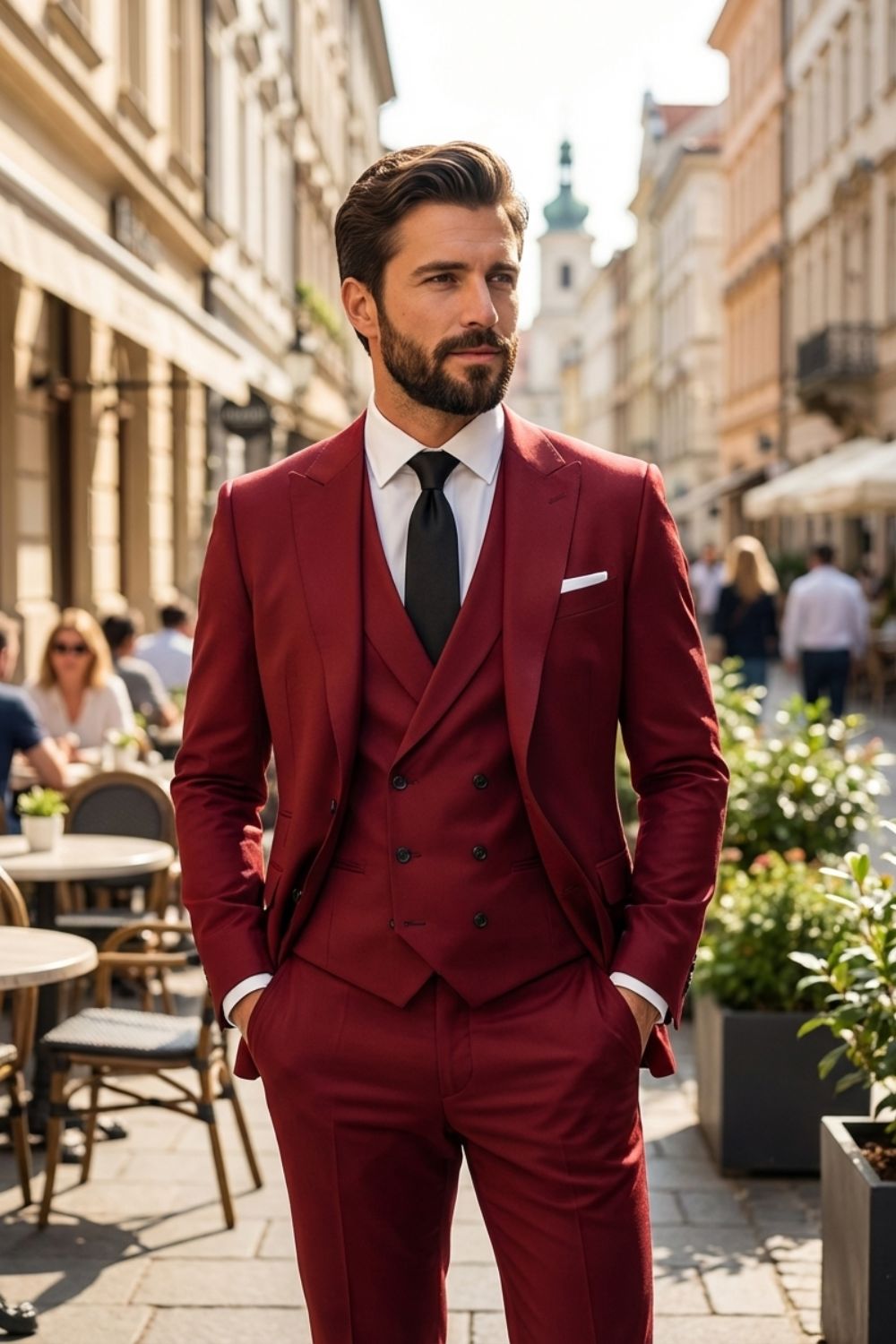 Classic Elegant Men's 3-Piece Suit